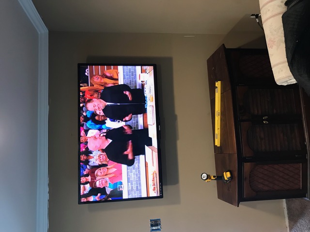 TV wall mount installation in bedroom in Ocean County NJ